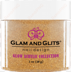 glow acrylic - gl2022 ignite - glam & glits nail art glitter: fuchsia - 1/2oz