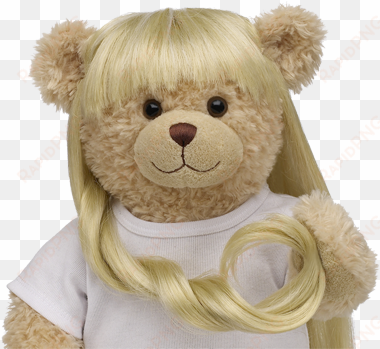 glow in the dark blonde wig for rapunzel build a bear - build a bear blonde wig