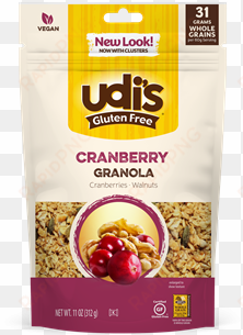 gluten free cranberry granola - udi's gluten free uncured pepperoni pizza 20.2 oz.