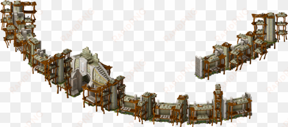 Gnome Town Castle Wall Stage2 - Castle transparent png image