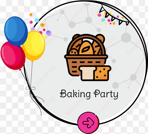 go to baking party - children's party