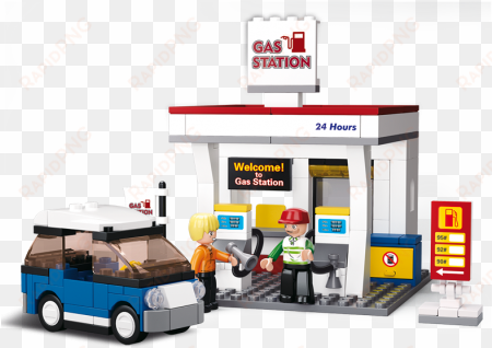 go to image - 167pcs gas station