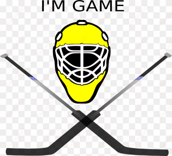 goalie mask crossed sticks clip art - hockey goalie mask drawing