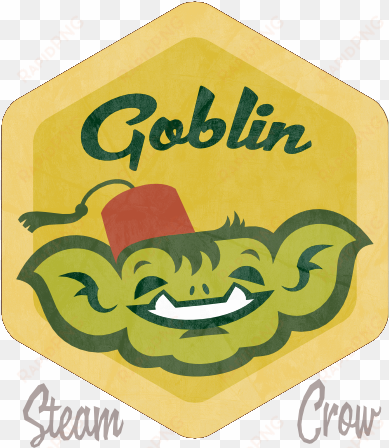 goblin boy badge - goblin