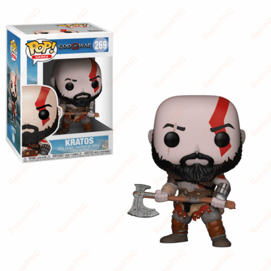 god of war kratos with axe - pop funko god of war