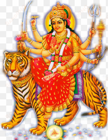 goddess durga maa png clipart - good morning image with goddess