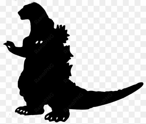 godzilla silhouette vector free - godzilla silhouette