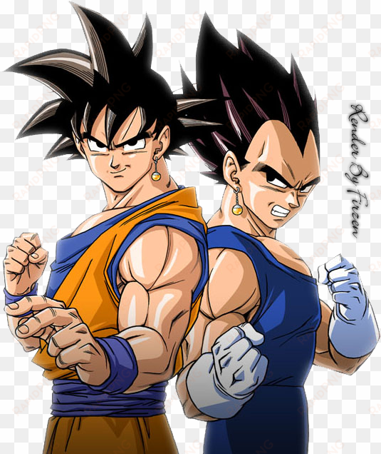 Goku And Vegeta - Dragon Ball Z Vegeta Y Goku transparent png image