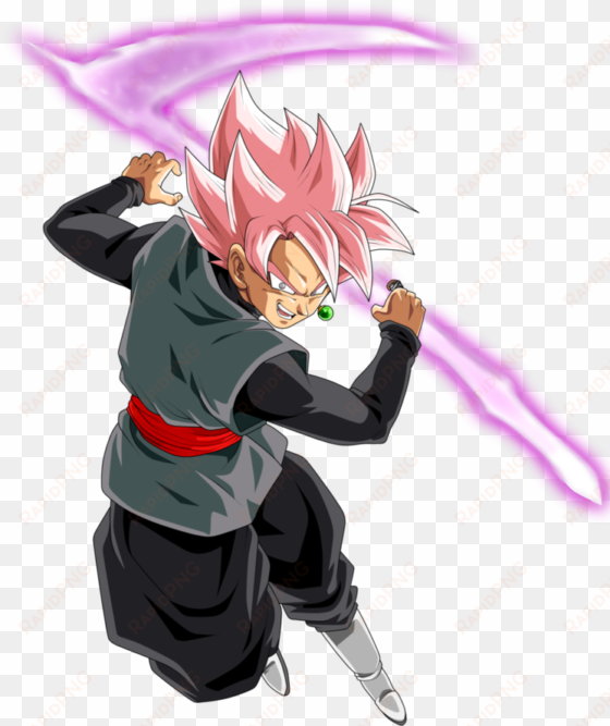 goku black rose png - goku black dokkan png