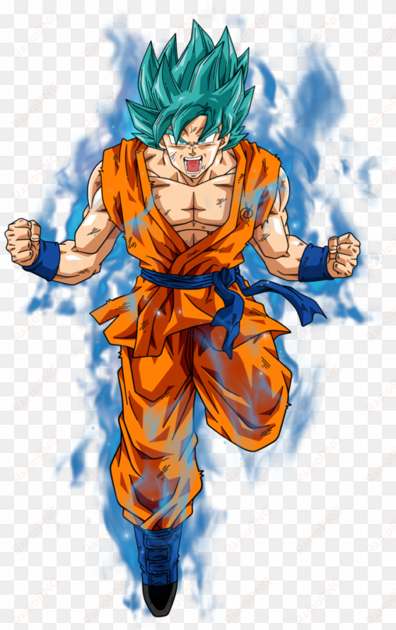 goku super saiyan png clipart transparent - goku super saiyan god blue png