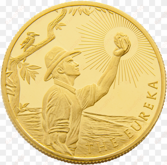 gold abc bullion eureka minted coin png - eureka gold