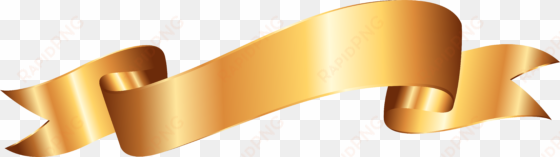 gold banner png clip art image - gold banner png