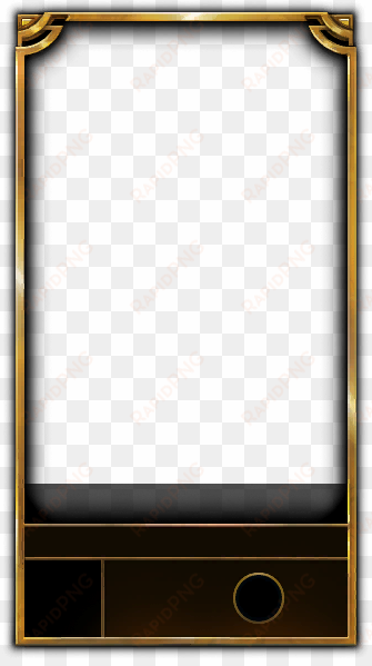 gold border - league of legends border png