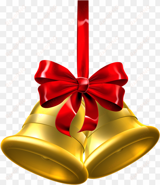 Gold Christmas Bells Png Clip Art Image Clipart Christmas - Christmas Bells Png transparent png image
