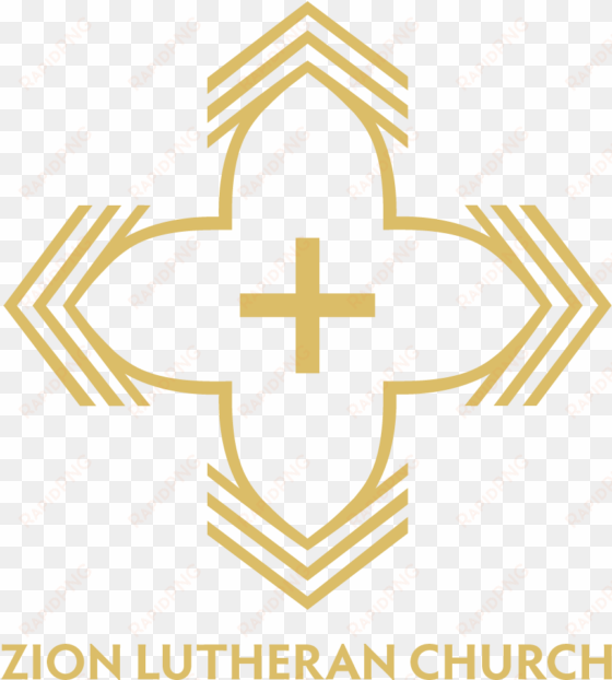 gold cross zlc - zig zag shape