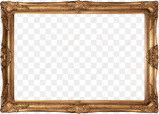 gold frame png transparent image - marco dorado