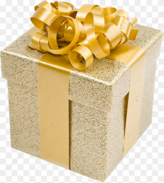 gold gift box clip art