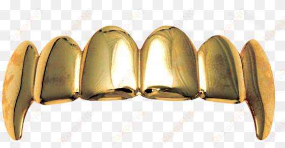 gold jewellery tooth fang - diente de metal png