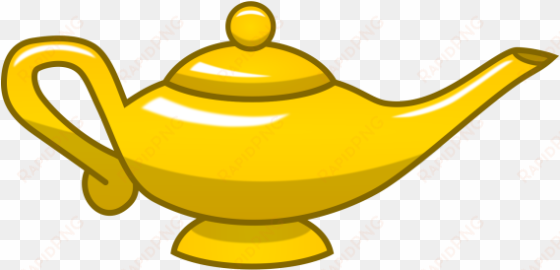 gold magic lamp - genie lamp clipart png