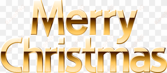 gold merry christmas banner png