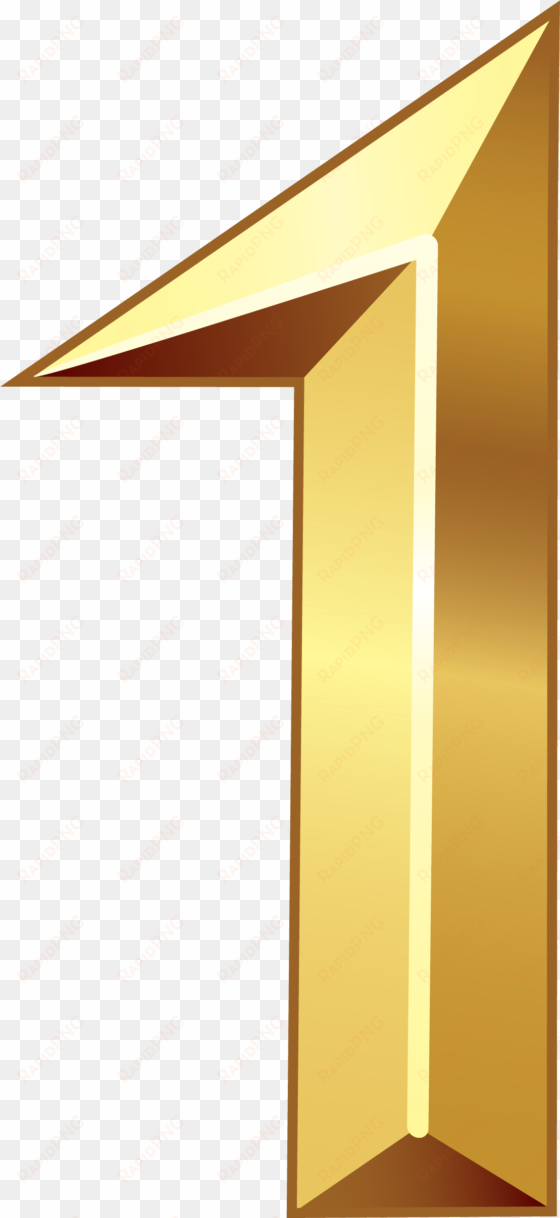gold number one png clipart image - gold number one png clipart