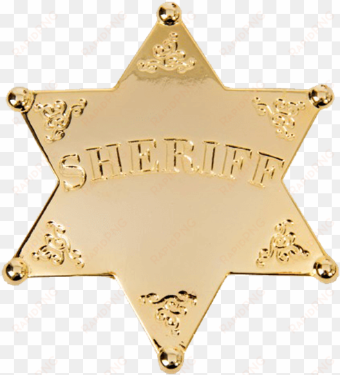 gold-plated sheriff badge - sheriffstern 1790 james wilson versilbert