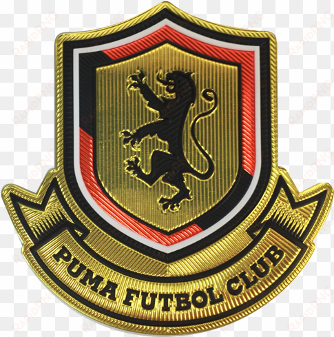 gold puma badge - puma fc