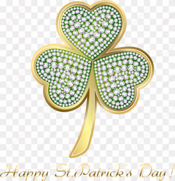 gold shamrock png