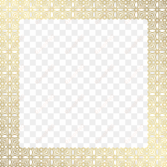 gold square png