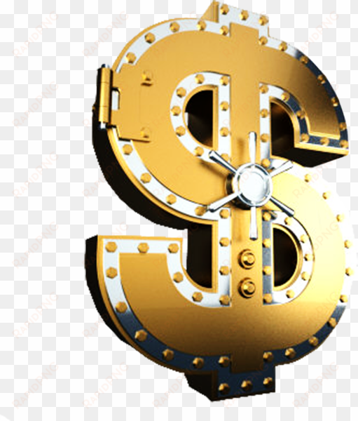 golden dollar sign png transparent image - gold dollar sign png