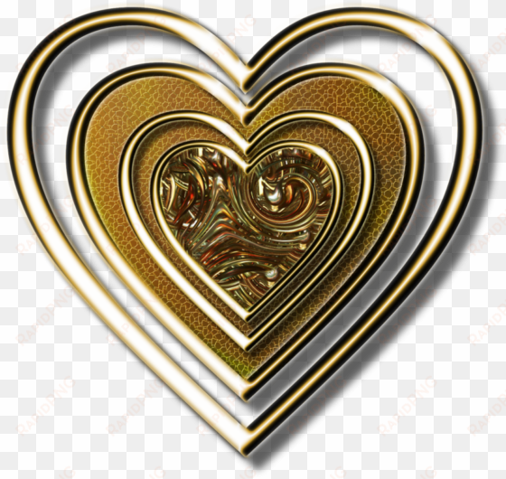 golden heart png by jssanda on deviantart - heart