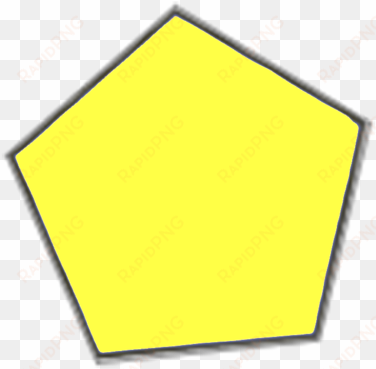 golden omega pentagon - drawing of a polygon