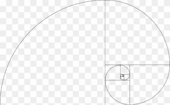 golden ratio template - sucesión de fibonacci png