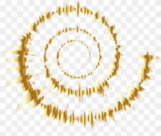 golden spiral wave sound - acoustic wave