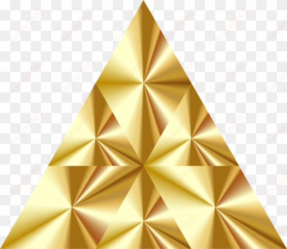 golden triangle pyramid geometry computer icons - gold triangle png