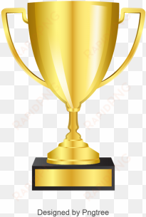 golden trophy vector illustration, trophy, cup, icon - Кубок Вектор png