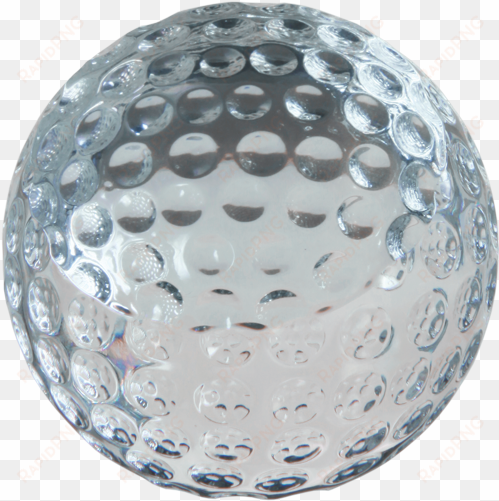 golf ball crystal paperweight custom - sphere