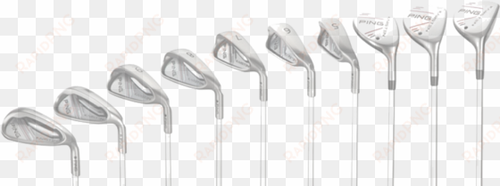 golf club png image - ping men's karsten combo irons #4h,#5h,#6 - uw black