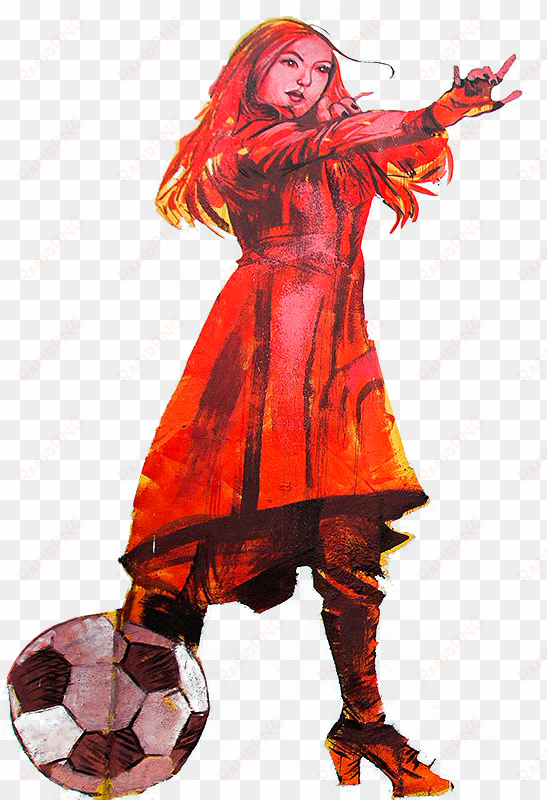 gomora and scarlet witch graffity png - world cup