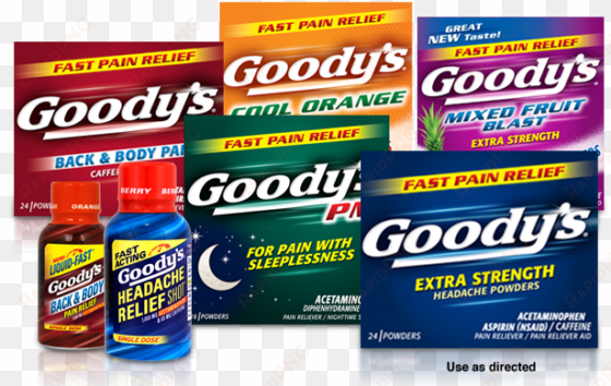 goody's headache powder, mixed fruit blast, 24 count