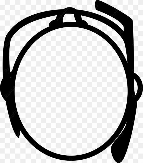 google glasses on a head from top view comments - head top view png
