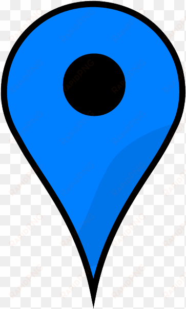 google pin image - google maps markers blue