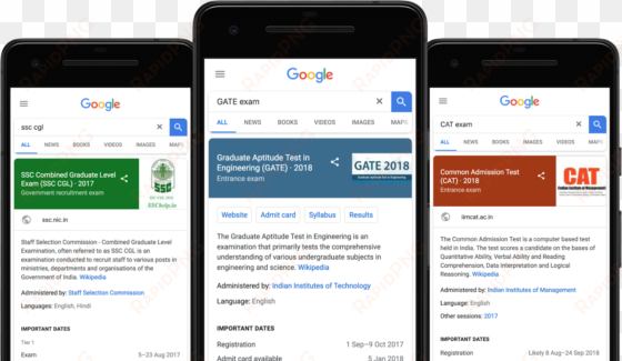 google search knowledge graph cards exam india 1 - knowledge graph mobile