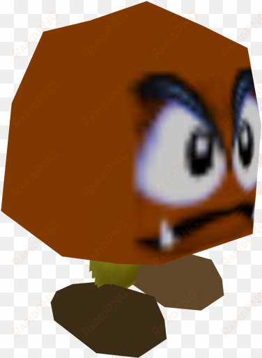 goomba transparent mario 64 picture freeuse library - mario 64 goomba png