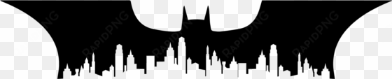 gotham city silhouette png - gotham city skyline outline