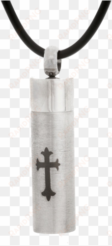 gothic cross keepsake pendant - cremation