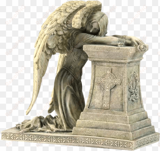 gothic mourning angel statue - warrior angel renaissance angel statues