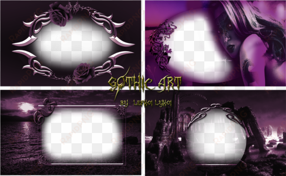 gothic photoshop frames images - gothic frames