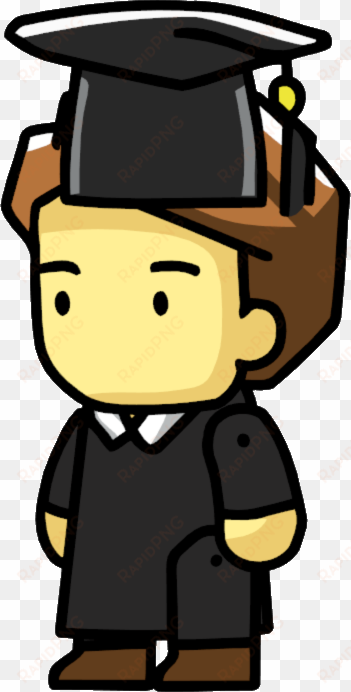 graduate png - scribblenauts graduate