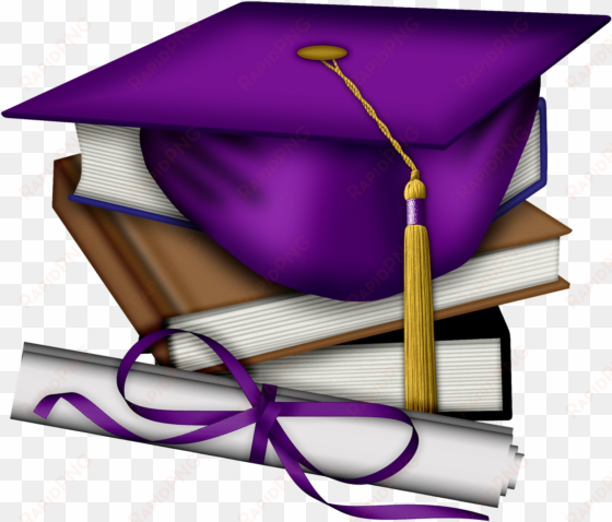 graduation bucket list - purple and gold graduation hat